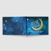 Träume wahrhaftig Treue zu Moon Stars Kinderdusche Gästebuch (Voll)