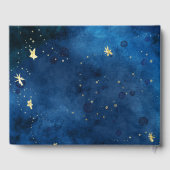 Träume wahrhaftig Treue zu Moon Stars Kinderdusche Gästebuch (Rückseite)