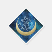 Träume wahrhaftig Treue zu Moon Stars Kinderdusche Serviette (Ecke)