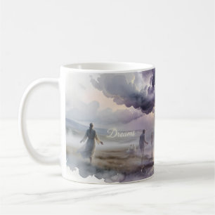 Träume Wasserfarbe Sturm Ätherische Figuren Tasse