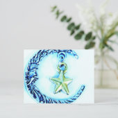 Träume wecken postkarte (Stehend Vorderseite)