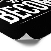 Träume werden Realität, wenn Gedanken zu Taten wer Poster (Ecke)