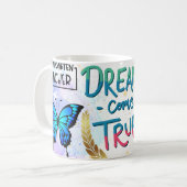 Träume werden wahr kaffeetasse (Vorderseite Links)