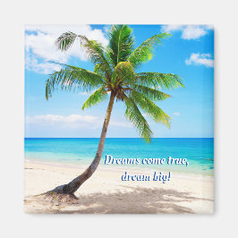 Träume werden wahr Traum groß 2 Zoll Square Magnet