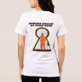 Träume werden wahr Tri-Blend shirt (Rückseite)