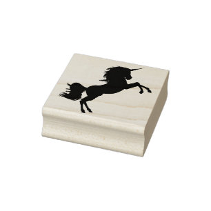 Träume wie ein Einhorn Gummistempel