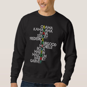 Träume wie Martin Lead wie Harriet Black History Sweatshirt