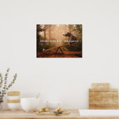 Träume wiegen mehr als Ausreden, Erfolgsmotivation Poster (Küche)