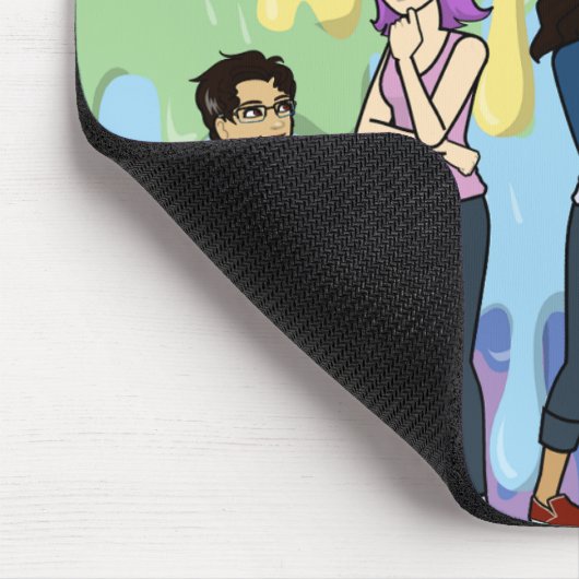 TräumeInRealitätComicsThe Fam Cover Art Mousepad (Ecke)