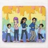 TräumeInRealitätComicsThe Fam Cover Art Mousepad (Vorne)