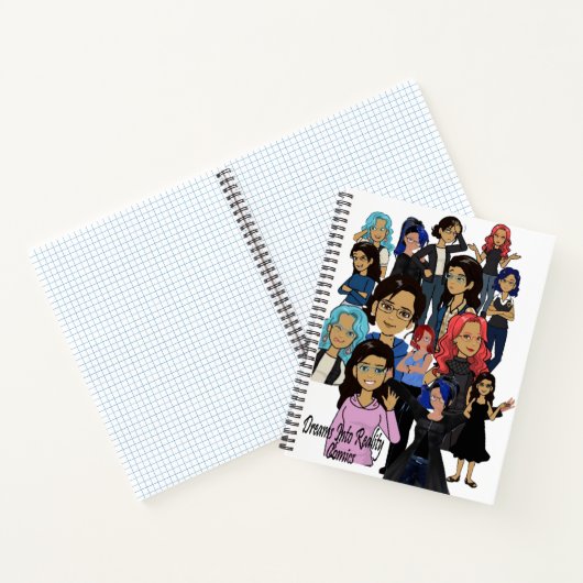 TräumeIntoRealityComics Ashlyn Tempest Cover Art Notizblock (Innenseite)