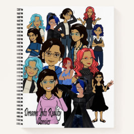 TräumeIntoRealityComics Ashlyn Tempest Cover Art Notizblock