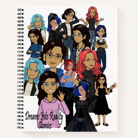 TräumeIntoRealityComics Ashlyn Tempest Cover Art Notizblock (Vorderseite)