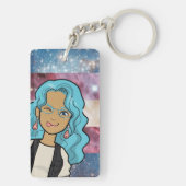 TräumeIntoRealityComics Ashlyn Tempest Cover Art Schlüsselanhänger (Rückseite)