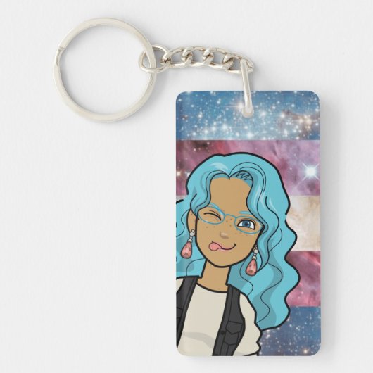 TräumeIntoRealityComics Ashlyn Tempest Cover Art Schlüsselanhänger (Vorderseite)