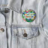 Träumeland-Cloud-Partei, moderner Surrealismus Button (Beispiel)