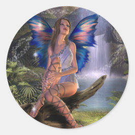 Träumen am Tag (Sticker) Runder Aufkleber