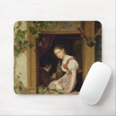 Träumen auf dem Windowsill Mousepad (Mit Mouse)
