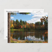 Träumen auf der Dock Postcard Postkarte (Vorne/Hinten)
