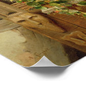 Träumen auf der Fensterbank Poster (Ecke)