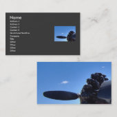 Träumen der blaue Himmel-Visitenkarte Visitenkarte (Vorne/Hinten)