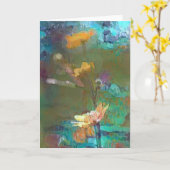 Träumen der Blumen Karte (Gelbe Blume)