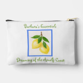 Träumen der Küste von Amalfi gezackt Zubehörtasche (Rückseite)