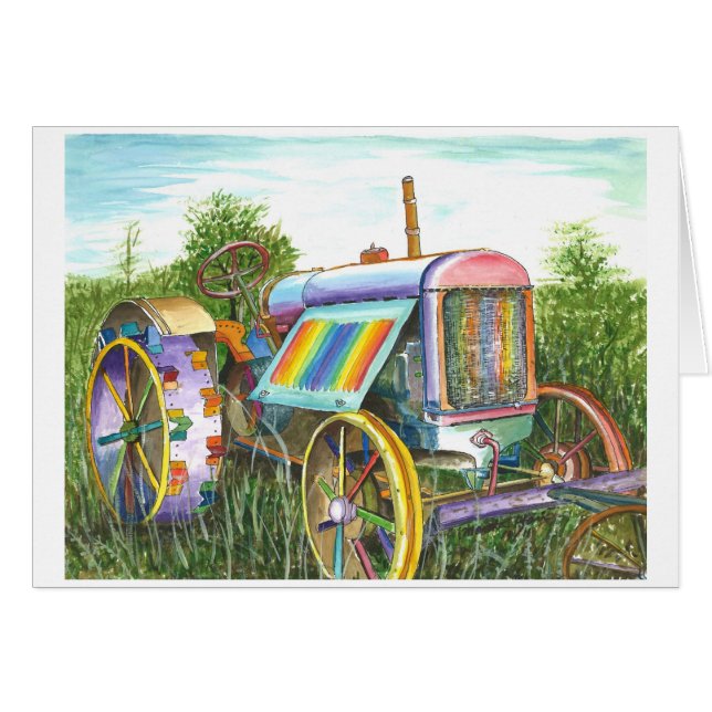 Träumen des alten Traktors (Vorderseite (Horizontal))