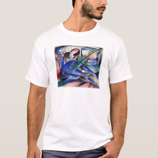 Träumen des Pferds durch Franz Marc T-Shirt (Vorderseite)