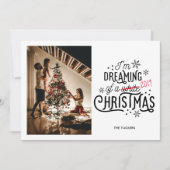 Träumen einer Weihnachtskarte 2019 Feiertagskarte (Vorderseite)