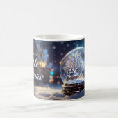 Träumen einer weißen Weihnachtszeit-Tasse, Schneeg Kaffeetasse (Mittel)