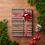 Träumen eines BITCOIN CHRISTMAS Imitats Strick Mus Geschenkpapier<br><div class="desc">Fun Dreaming of a BITCOIN CHRISTMAS Imitats Strick Muster Wrapping Paper in einem nordisch-inspirierten Design. Die Aufnahme liest I'M DREAMING OF A BITCOIN CHRISTMAS und ist mit Weihnachtsbäumen, Schneeflocken und Bitcoins dekoriert. Mit diesem tollen Wrapping Paper und während der ganzen Festsaison bringt Sie Ihre Leidenschaft für Bitcoin zum Ausdruck. Ideal...</div>
