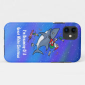 Träumen eines großen weißen Hais Weihnachten Case-Mate iPhone Hülle (Rückseite (Horizontal))