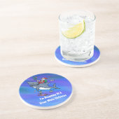 Träumen eines großen weißen Hais Weihnachten Untersetzer (Seite)