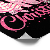 Träumen eines rosa Weihnachtsbaum Kuchen Funny Wei Poster (Ecke)