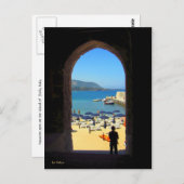 Träumen eines Urlaubs Postkarte (Vorne/Hinten)