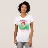 Träumen eines weißen Weihnachts, ein sonniger Spaß T-Shirt (Vorne ganz)