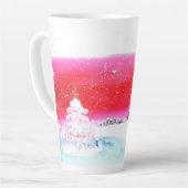 Träumen eines weißen Weihnachtskalenders Milchtasse (Linke Ecke)