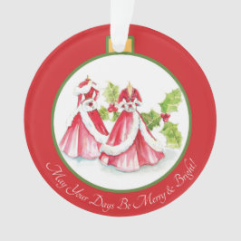 Träumen eines weißen Weihnachtsschmucks Ornament