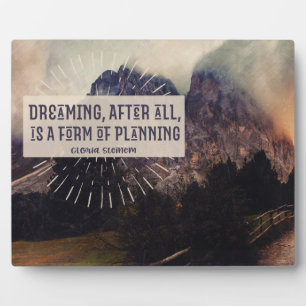 Träumen - Form der Planung Fotoplatte