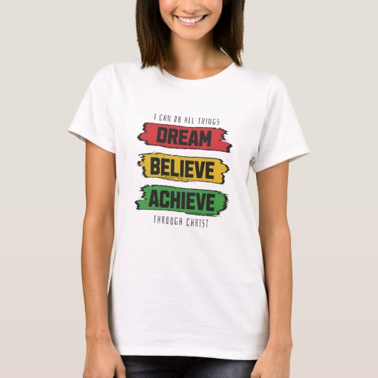 Träumen, glauben, Archiv. T-Shirt (Vorderseite)