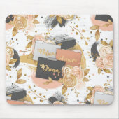 Träumen, glauben, erreichen - Inspiration Mousepad (Vorne)