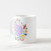 Träumen, glauben, erreichen kaffeetasse (Vorderseite Links)