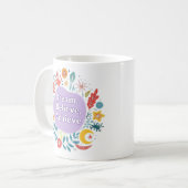 Träumen, glauben, erreichen kaffeetasse (Vorderseite Links)