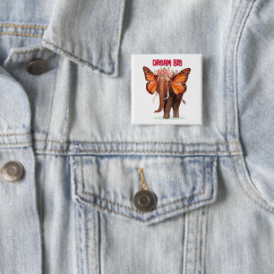 Träumen groß wie ein Elefant Inspiration Button