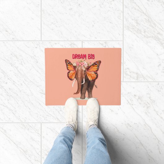 Träumen groß wie ein Elefant Inspiration Fußmatte (Indoor)