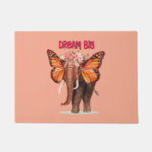 Träumen groß wie ein Elefant Inspiration Fußmatte (Vorderseite)