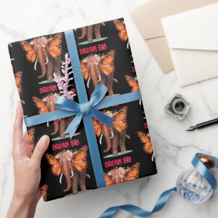 Träumen groß wie ein Elefant Inspiration Geschenkpapier