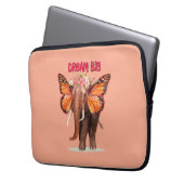 Träumen groß wie ein Elefant Inspiration Laptopschutzhülle (Vorderseite Links)