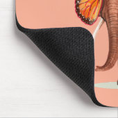 Träumen groß wie ein Elefant Inspiration Mousepad (Ecke)